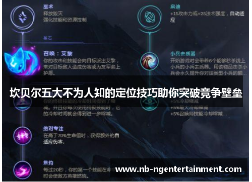 坎贝尔五大不为人知的定位技巧助你突破竞争壁垒 坎贝尔五大不为人知的定位技巧助你突破竞争壁垒